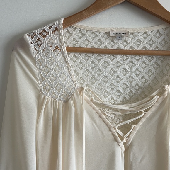 Never worn River Island tunic w bell sleeves S/M - Picture 2 of 8